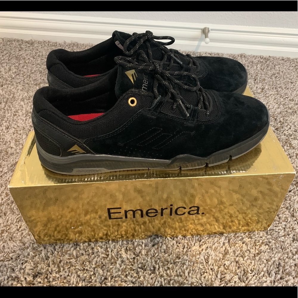 Men’s Black Emerica Tennis Shoes